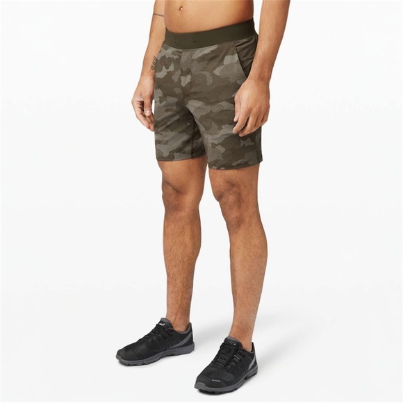lululemon athletica Other - Lululemon T.H.E. Short 7" Mesh *Linerless •Variegated Mesh Camo Max Dark Olive